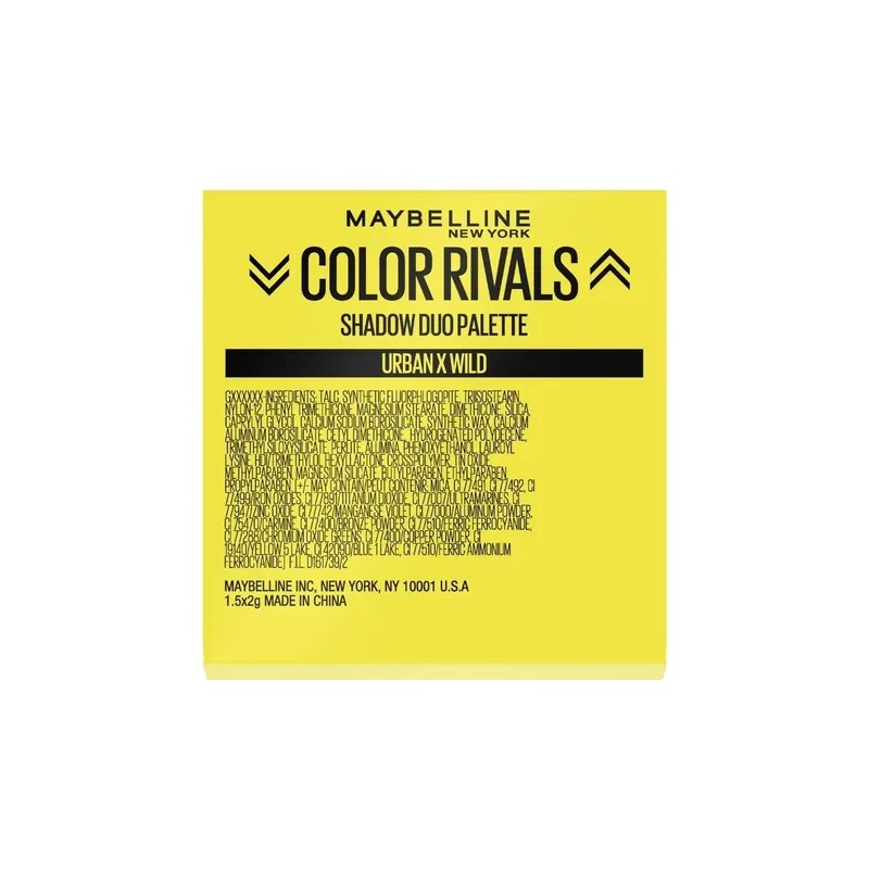 Sombras De Ojos Maybelline Color Rivals Sombra Urban x wild