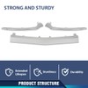 PIT66 Front Bumper Lower Lip Trim Molding Chrome Compatible with