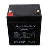 Universal UB1250 D5741 SLA Battery 12V/ 5AH .187 Tt