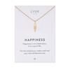 LUUK LIFESTYLE Modern Stainless Steel Necklace with Pendant, 50 cm
