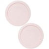 Pyrex 7201-PC 4-Cup Loring Pink Food Storage Replacement Lid (2-Pack)