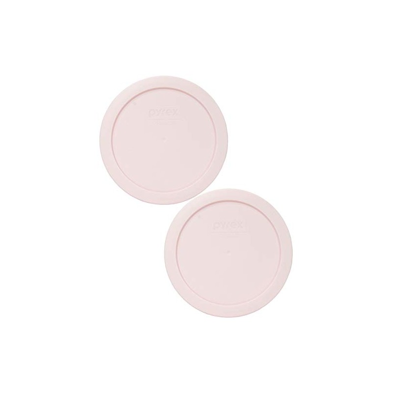 Pyrex 7201-PC 4-Cup Loring Pink Food Storage Replacement Lid (2-Pack)