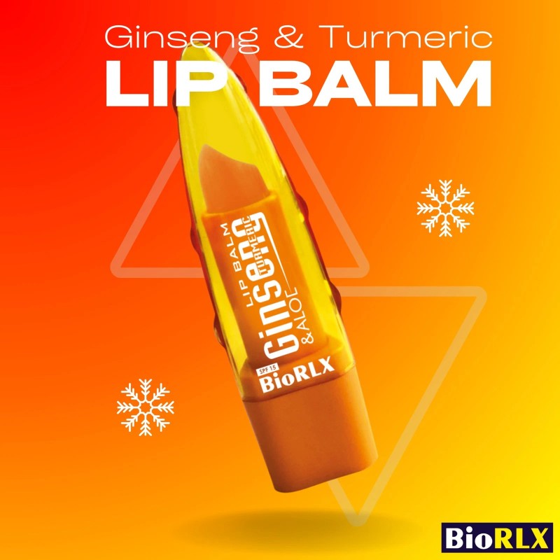 Ginseng Lip Balm Pack of 3 Rejuvenating Intense Hydration Nourishing