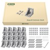 20 x EYPINS Mounting Material Angle, Aluminium Profile, 20 x