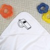 Azeeda 'Whistle' Baby Hooded Towel (HT00035084)