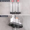 Hoomtaook Shower Shelf for Shower Rail Shower Caddy No Drilling