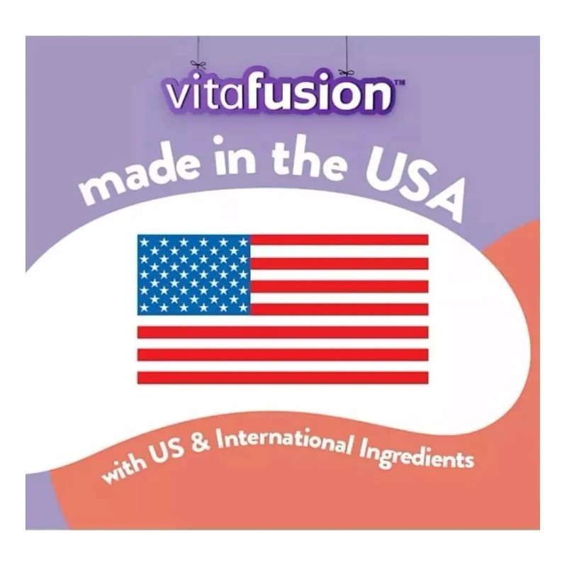 Vitafusion Multivitamínico Para Mujeres Con 220 Gomitas Frutos Rojos