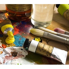 Charvin Extra Fine Professional Savannah Artist Oil Paint 60 ml - Triple-Milled for Smoothness, Rich Texture, Poppy Oil-Based, Light-Fast, Handmade Oil Color Paints for Professionals