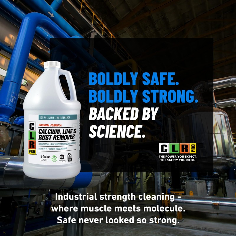 CLR PRO Calcium, Lime and Rust Remover, 1 Gallon Bottle