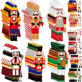 36 Set Nutcracker Stickers for Kids Nutcrackers Craft Kits King Soldier Nutcracker Ornaments Decorative for Birthday Party Supplies Valentine's Children's Day Graduation Gift Classroom Decor