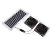 Solar Powered Fan 50W Light Portable Multi Purpose Strong ABS