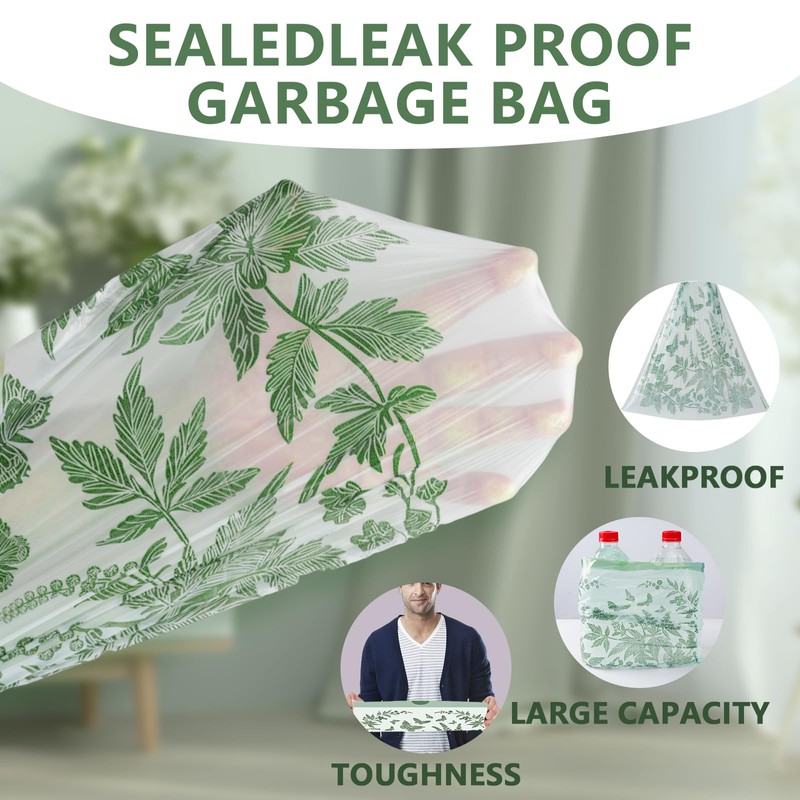 VOK 8 Gallon Trash Bags with Butterfly Printed & Sweet
