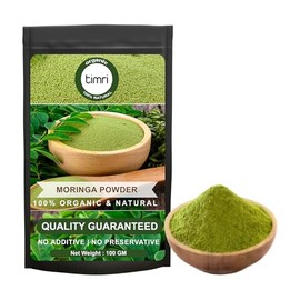 Organic Moringa Powder, Face Powder, Natural Cosmetic Supplement