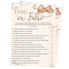 True or False - Teddy Bear Baby Shower Game -