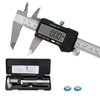 SCITOOLS Digital Caliper 0-6" Measuring Tool with Metal Ruler, Micrometer