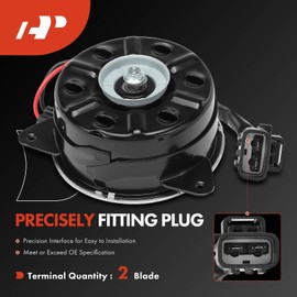 A-Premium Radiator Fan Motor Compatible with Honda CR-V CRV 2010-2014, Accord 2008-2012, Fit 2009-2014