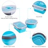 Annaklin 8 Pack Collapsible Food Storage Containers with Lids, Silicone