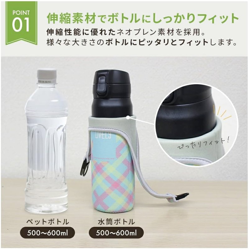 Neorry Water Bottle, Plastic Bottle Cover, Holder, Case, Cold Insulation,