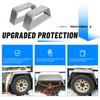 ECOTRIC Square Trailer Fenders For 14"-16" Wheels Compatible with Car