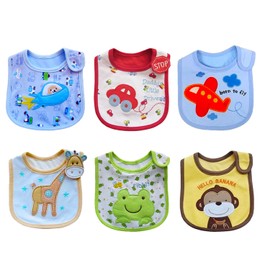 SLOSH Baby Bib Baby Bib Waterproof with Velcro Fastening for Newborns Niño Niñas Boys Girls Unisex Set, blue