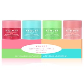 KIMUSE- Set de mascarilla para dormir para labios: productos para el cuidado de los labios con tratamiento nocturno | Hidrata y nutre los labios secos