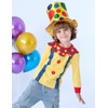 COSLAND Toddler Boys' Clown Hat for Kids, Multicolor