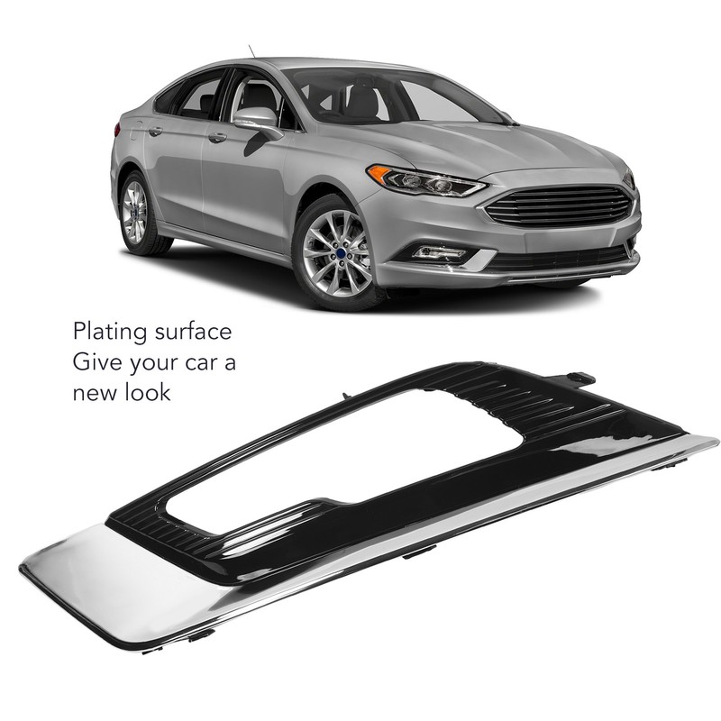 Front Fog Light Grille Cover Scratch Resistant Chrome Fog Lamp
