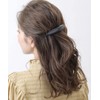 VINGTAINE H-604-BK Elegant Simple Barrette Hair Accessories, Black