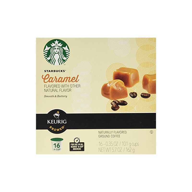 Starbucks Caramel K Cups 16-0.35 OZ
