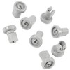 Rex AEG Electrolux Dishwasher Top Rack Wheel Set of 8 Diameter 2cm