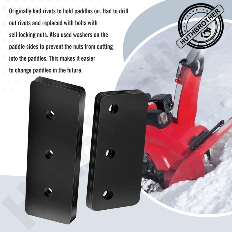 302565MA 327072MA Snow Thrower Paddle & Hardware - by Huthbrother,