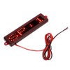 Rechargeable LED Name Tag Replacement for Universal Automobile Programmable Name