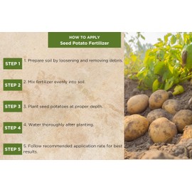Seed Potato Fertilizer-Enhanced Root Development & Yield Boost-Eco-Friendly, Slow-Release Nutrients for Robust Potato Growth, Ideal for Home Gardening-100% Soil Health Aid 5lbs. by Old Cobblers Farm