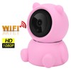 1080P WiFi PTZ Camera Pink Bear Styling Remote Viewing Night