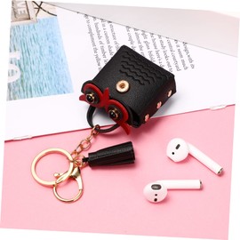 OSALADI Owl Earbud Storage Pouch Keychain Cute Pu Earphone Carrying Case for Girls and Ladies Cartoon Design Lightweight and Protective Earbud Holder