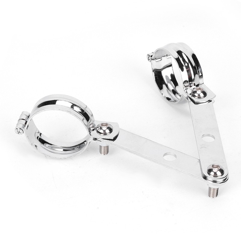 Retro Headlight Bracket Fork Mounting Clamp Universal Accessory Fit for