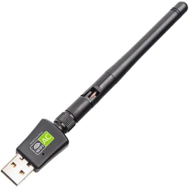 USB WiFi Adapter 600Mbps Wireless Card Network Dongle for PC Laptop Desktop with High Gain 5dBi Antenna Dual Band 802.11a 2.4GHz 150Mbps 5GHz 433Mbps Supports Win10 8 7 XP Vista Mac OS Linux