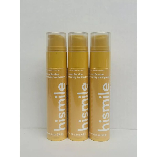 Hismile 3-Hismile Sodium Fluoride Anticavity Toothpaste Mango Sorbert Flavor 2.1