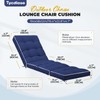 Tycdiose Outdoor Chaise Lounge Chair Cushion, Waterproof Non-Slip Patio Chaise