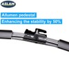 ASLAM Windshield Wipers All-Season Blade Type-M 26"+15",Multifunctional Adapters and Refills