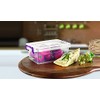 Easy Shopping® Clear Plastic Storage Box Lid Clip Locking Office