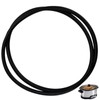 Black Lid Latch Strap Rubber Band 6,7,8 Quart Compatible with