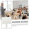 Ciieeo 2pcs Double-Sided Handheld Whiteboards for Interactive Learning Smooth Writing
