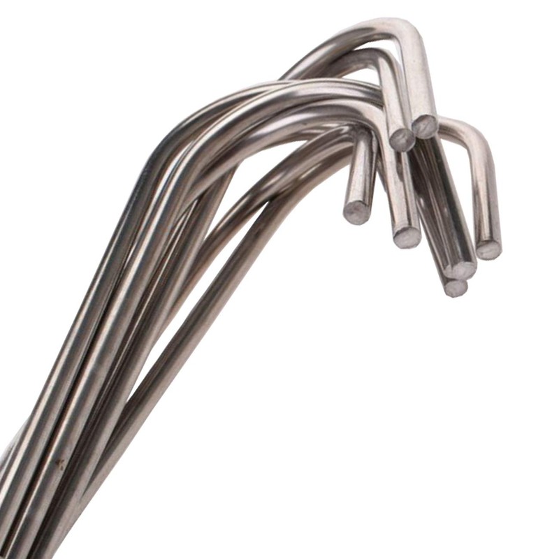 Tinsow 4 PCS 5.1 Inch Meat Hooks S-Hook Stainless Steel