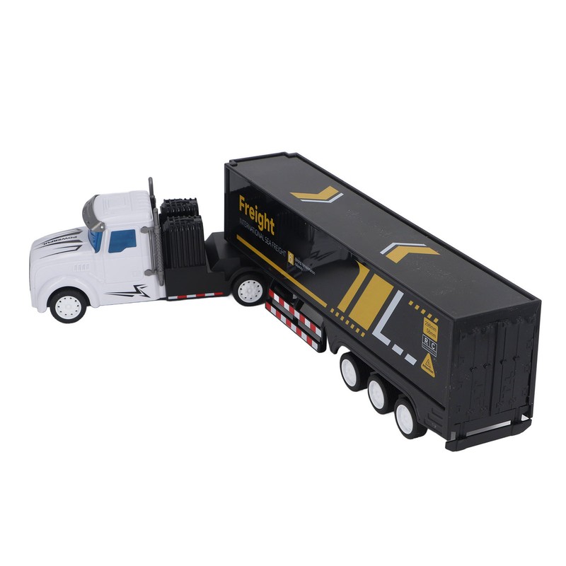 Container Truck Toy High Simulation Extended Carriage Container Trailer Model