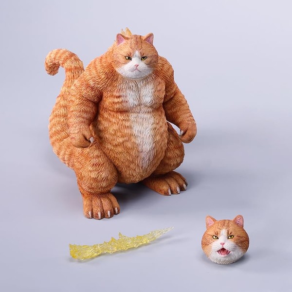 MMOS X JXK Catzilla Figurine for Collection, Meowzilla Statue Durable