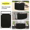 4 Panels Safety Barricade, 7.8FT Removable Foldable Security Gates Barrier