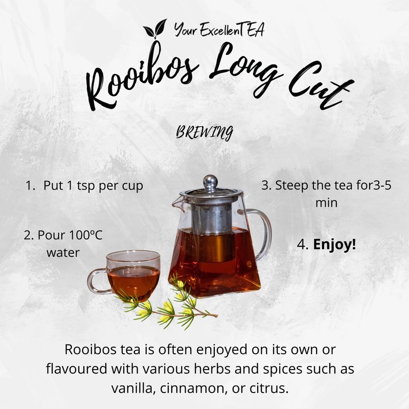 Your ExcellenTEA - Rooibos Long Cut Organic Red Herbal Loose