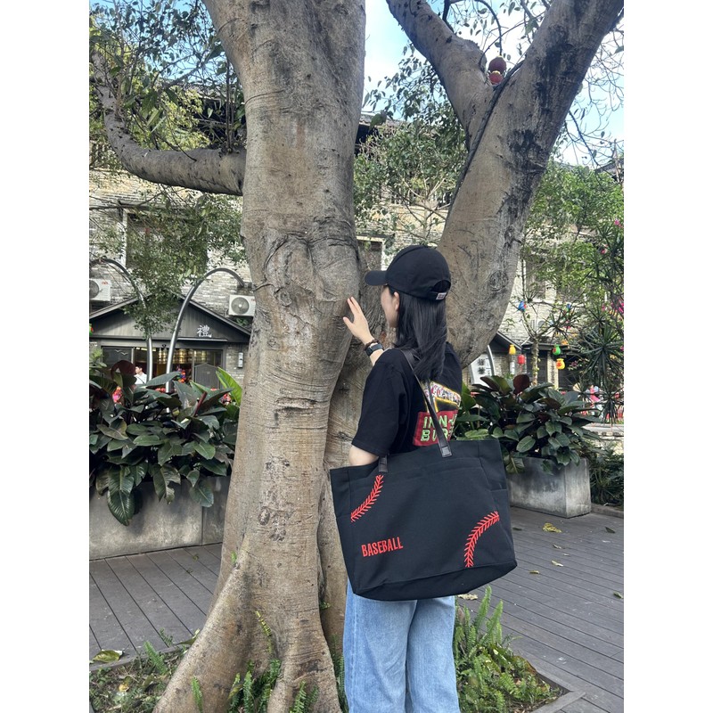 JIU HONG CHAO XL Baseball Mom Tote Bags For Women