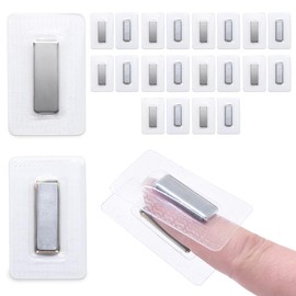 Jamsinmu Hidden Magnets for Sewing Invisible Magnetic Buttons Sewing in PVC Magnetic Closure for Sewing Fabric Curtain Clothes Handbags Silver-F2510